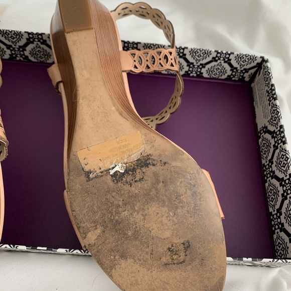 Isola Fleur Wedge Sandal in Blush - Picture 5 of 5